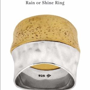 Sterling silver and brass Silpada necklace